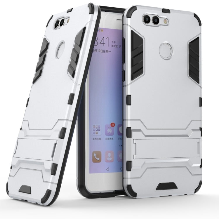 Shockproof PC + TPU Case for Huawei Nova 2 Plus, with Holder