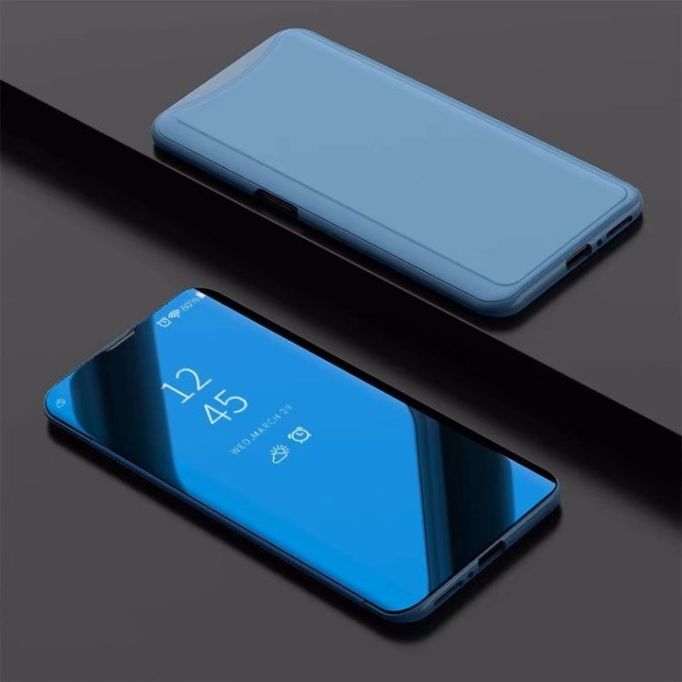 Electroplating Mirror Horizontal Flip Leather Case for OPPO Find X, with Holder