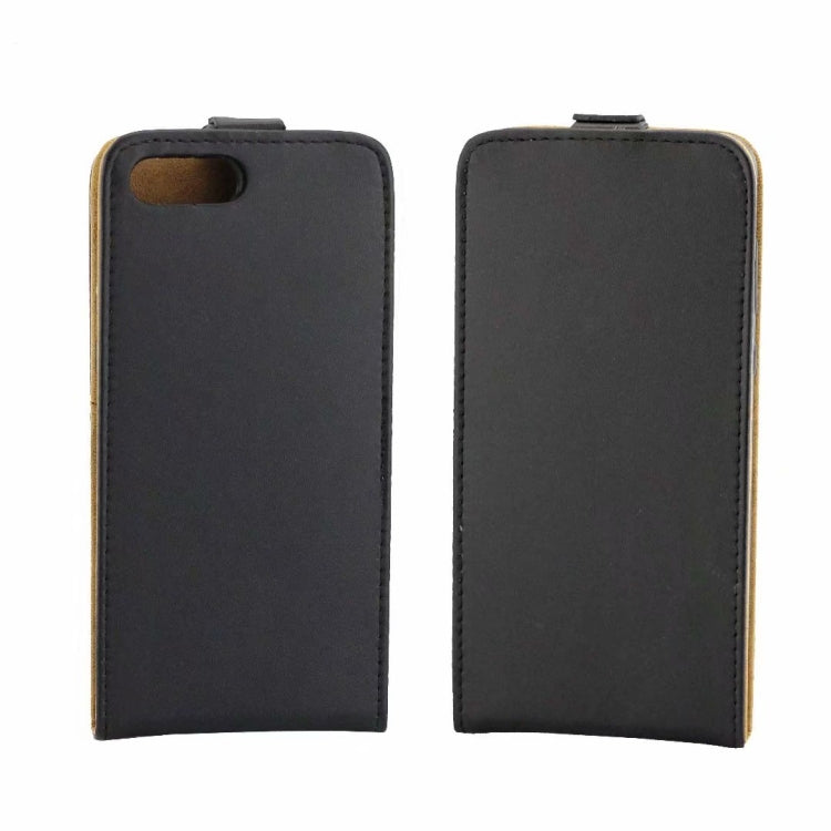 Business Style Vertical Flip TPU Leather Case with Card Slot for Huawei Honor 10(Black)