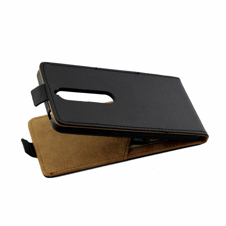 Business Style Vertical Flip TPU Leather Case with Card Slot for Nokia 6.1 / 6 (2018)(Black)