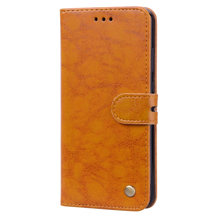 Business Style Oil Wax Texture Horizontal Flip Leather Case for Huawei Honor 10i, with Holder & Card Slots & Wallet