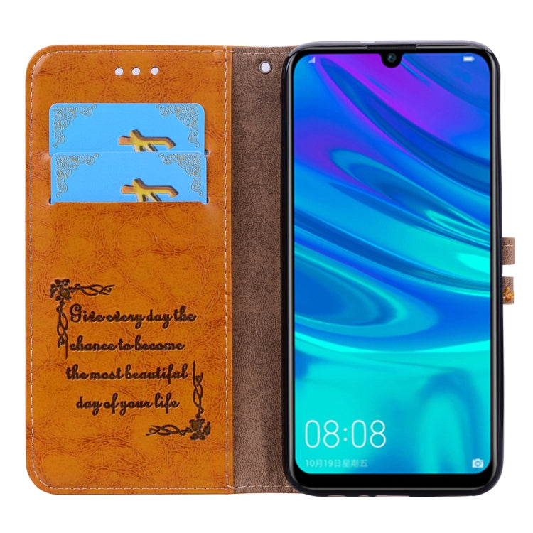 Business Style Oil Wax Texture Horizontal Flip Leather Case for Huawei Honor 10i, with Holder & Card Slots & Wallet