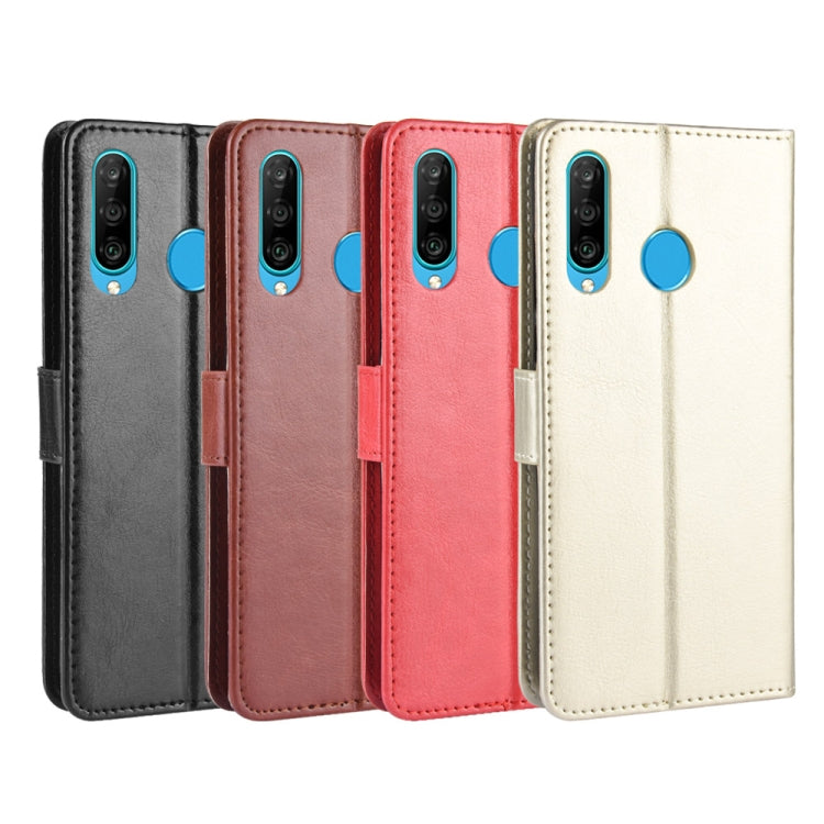 Retro Crazy Horse Texture Horizontal Flip Leather Case for Huawei Honor 10i / 20i , with Holder & Card Slots & Photo Frame