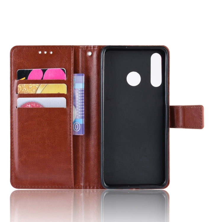 Retro Crazy Horse Texture Horizontal Flip Leather Case for Huawei Enjoy 9s (P Smart+ 2019) , with Holder & Card Slots & Photo Frame