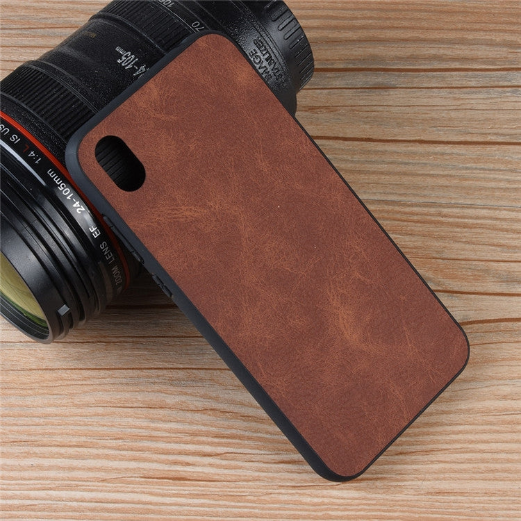 Shockproof Sheep Skin PC + PU + TPU Case for Huawei Honor 8S