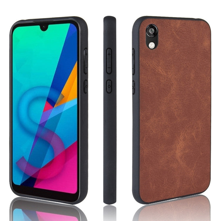 Shockproof Sheep Skin PC + PU + TPU Case for Huawei Honor 8S