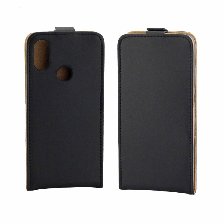 Business Style Vertical Flip TPU Leather Case with Card Slot for Xiaomi Mi A2 / Mi 6X(Black)