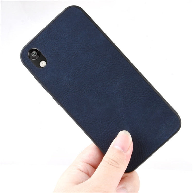 Shockproof Sheep Skin PC + PU + TPU Case for Huawei Y5 2019(Black)