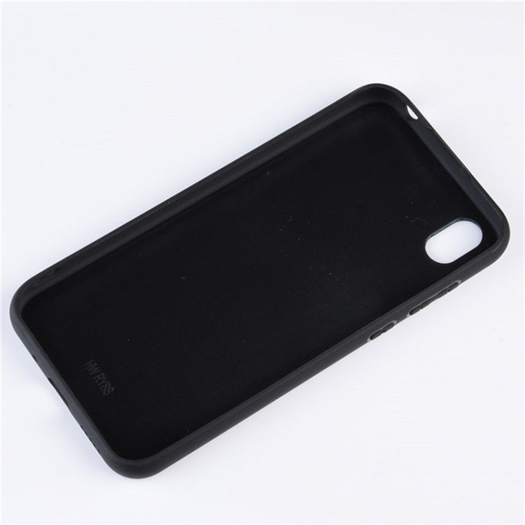 Shockproof Sheep Skin PC + PU + TPU Case for Huawei Y5 2019(Black)