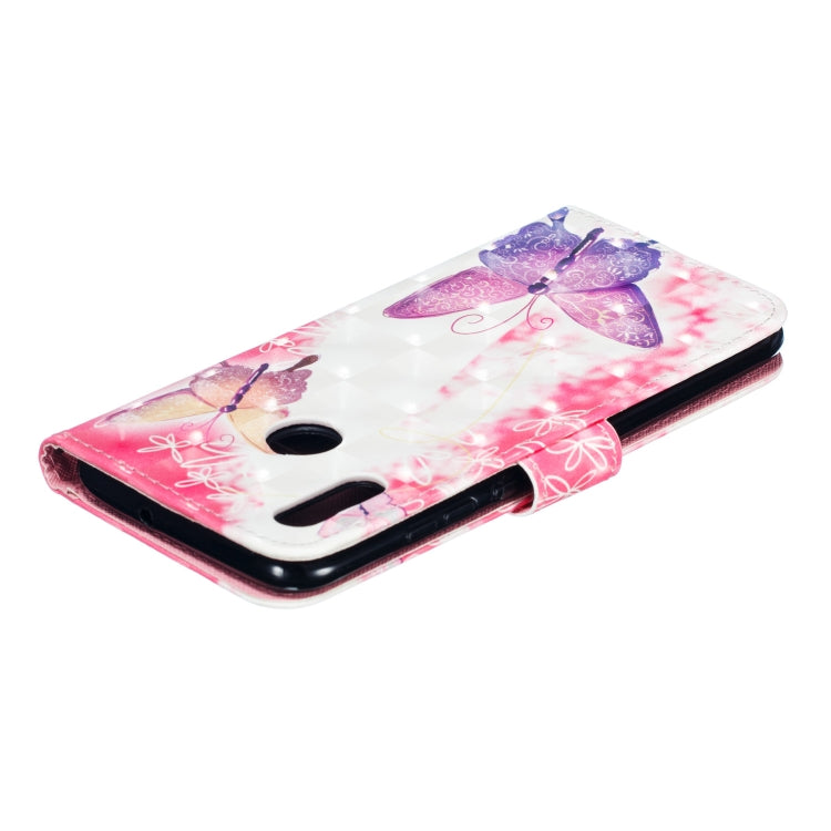 3D Pattern Colored Drawing Horizontal Flip Leather Case for Huawei P Smart+ (2019) & P Smart (2019) & Enjoy 9S , with Holder & Card Slots & Wallet & Lanyard