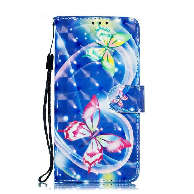 3D Pattern Colored Drawing Horizontal Flip Leather Case for Huawei P Smart+ (2019) & P Smart (2019) & Enjoy 9S , with Holder & Card Slots & Wallet & Lanyard