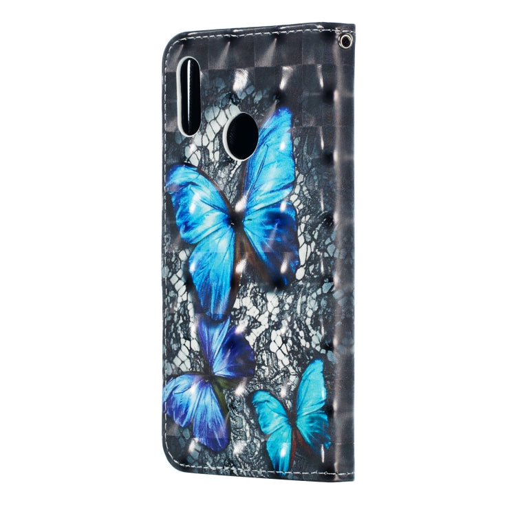 3D Pattern Colored Drawing Horizontal Flip Leather Case for Huawei P Smart+ (2019) & P Smart (2019) & Enjoy 9S , with Holder & Card Slots & Wallet & Lanyard