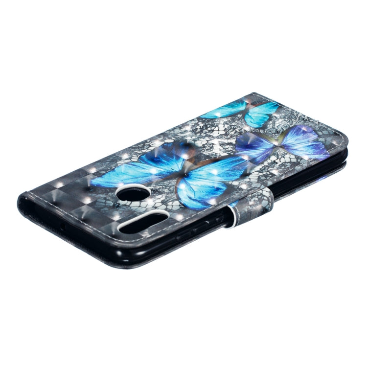 3D Pattern Colored Drawing Horizontal Flip Leather Case for Huawei P Smart+ (2019) & P Smart (2019) & Enjoy 9S , with Holder & Card Slots & Wallet & Lanyard