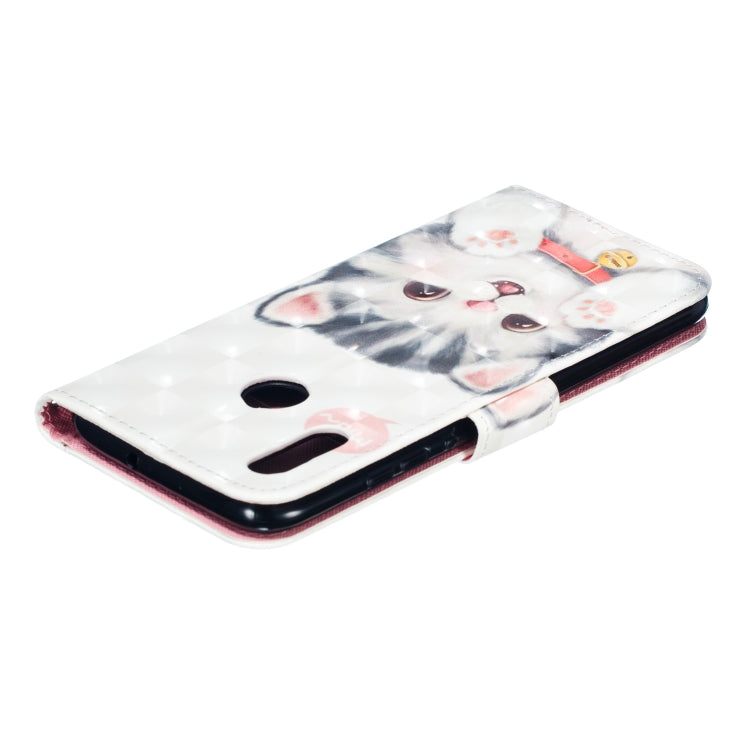 3D Pattern Colored Drawing Horizontal Flip Leather Case for Huawei P Smart+ (2019) & P Smart (2019) & Enjoy 9S , with Holder & Card Slots & Wallet & Lanyard