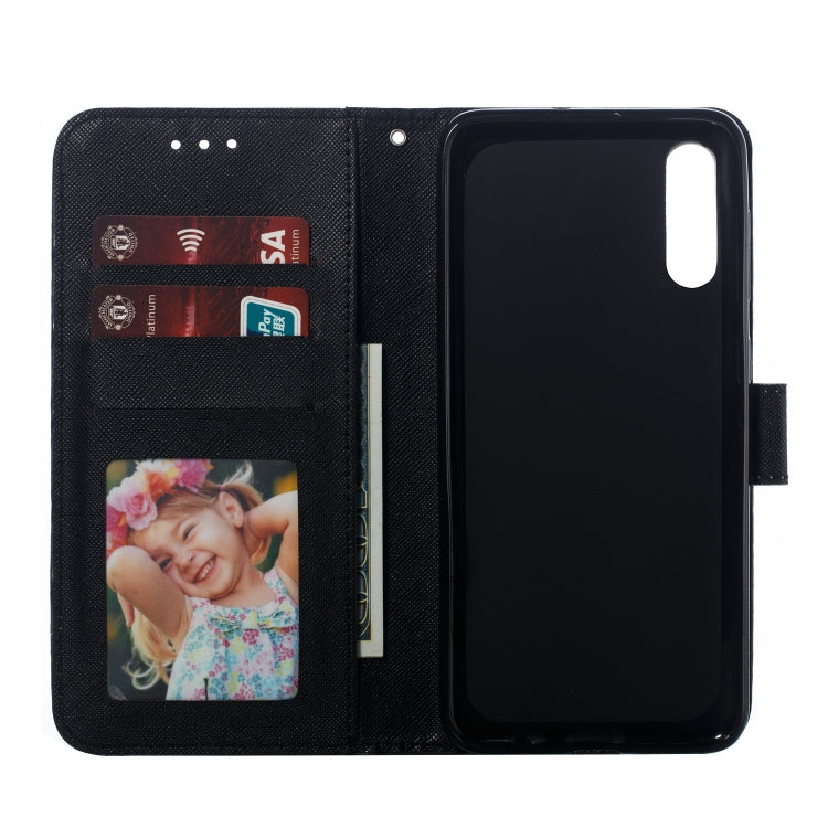3D Pattern Colored Drawing Horizontal Flip Leather Case for Huawei Y5 (2019) & Glory 8S , with Holder & Card Slots & Wallet & Lanyard