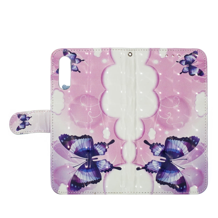 3D Pattern Colored Drawing Horizontal Flip Leather Case for Huawei Y5 (2019) & Glory 8S , with Holder & Card Slots & Wallet & Lanyard