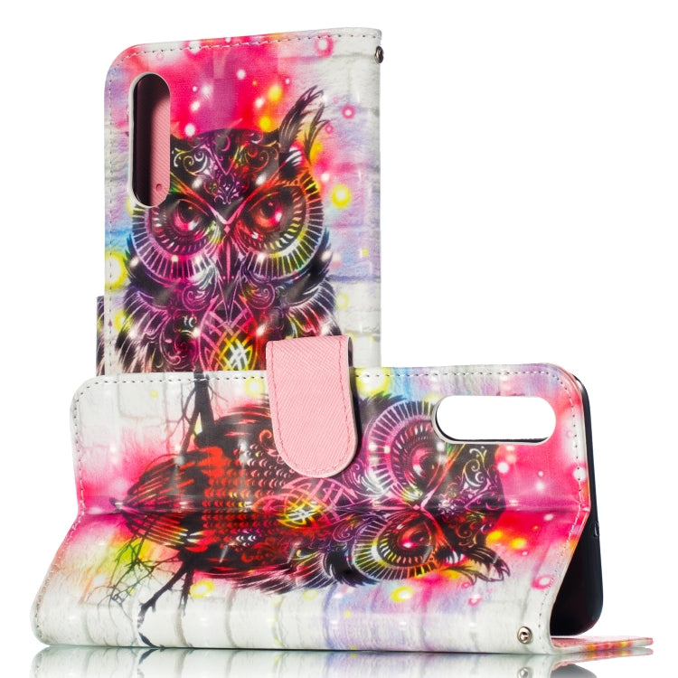 3D Pattern Colored Drawing Horizontal Flip Leather Case for Huawei Y5 (2019) & Glory 8S , with Holder & Card Slots & Wallet & Lanyard