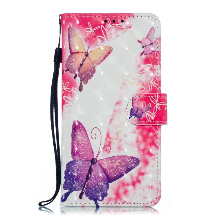 3D Pattern Colored Drawing Horizontal Flip Leather Case for Huawei Y5 (2019) & Glory 8S , with Holder & Card Slots & Wallet & Lanyard