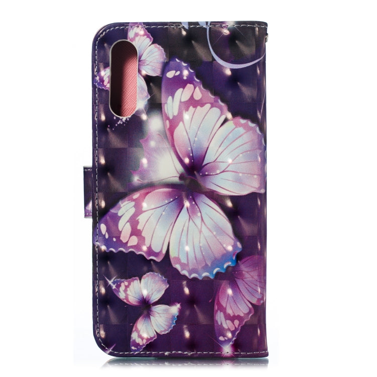 3D Pattern Colored Drawing Horizontal Flip Leather Case for Huawei Y5 (2019) & Glory 8S , with Holder & Card Slots & Wallet & Lanyard