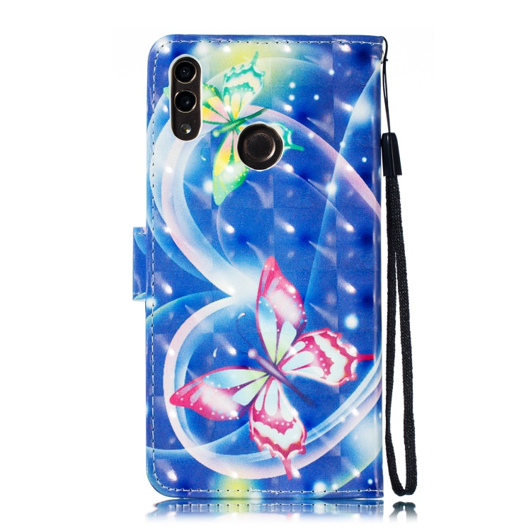 3D Pattern Colored Drawing Horizontal Flip Leather Case for Huawei Enjoy 9 & Y7 (2019) & Y7 Prime (2019) & Y7 Pro (2019), with Holder & Card Slots & Wallet & Lanyard