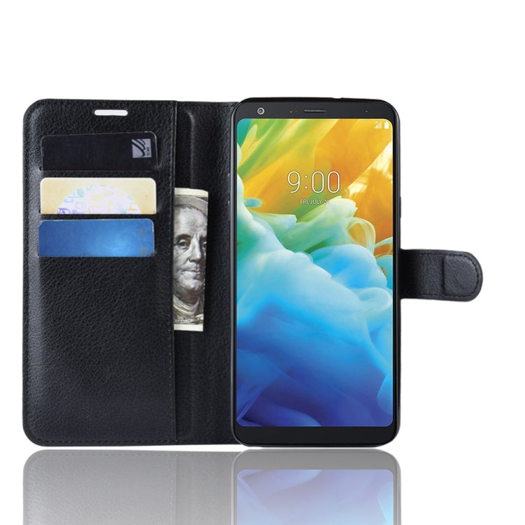 Litchi Texture Horizontal Flip Leather Case for LG Stylo 5, with Holder & Card Slots & Wallet