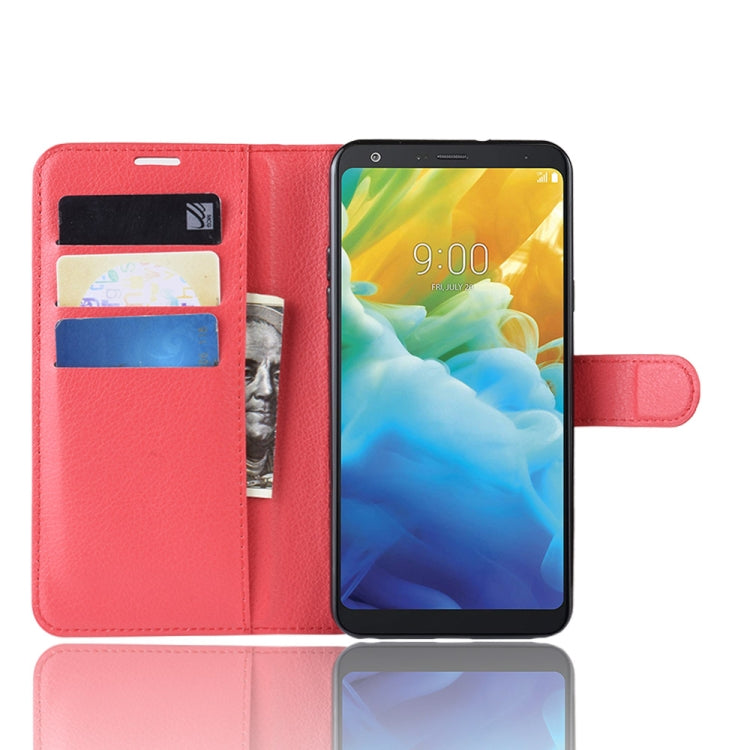Litchi Texture Horizontal Flip Leather Case for LG Stylo 5, with Holder & Card Slots & Wallet