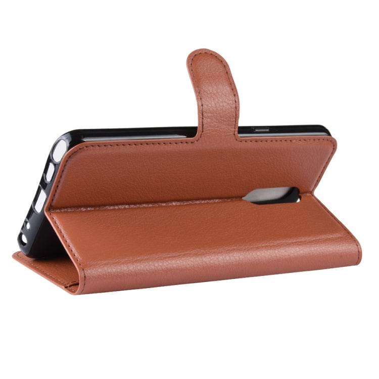 Litchi Texture Horizontal Flip Leather Case for LG Stylo 5, with Holder & Card Slots & Wallet