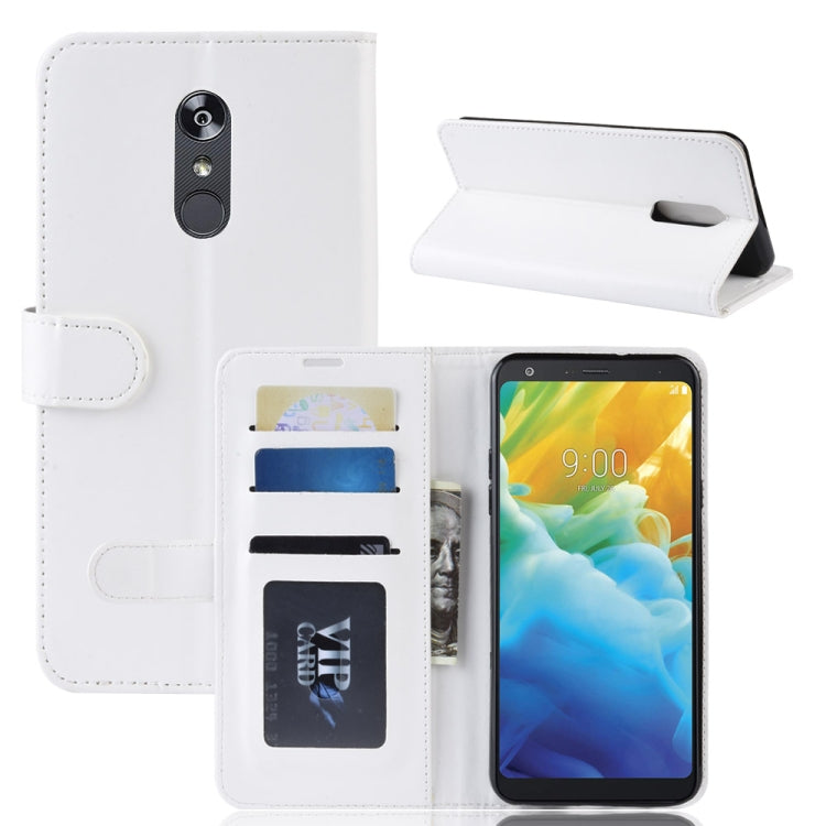 Crazy Horse Texture Horizontal Flip PU Leather Case for LG Q Stylo 5, with Wallet & Holder & Card Slots & Photo Frame