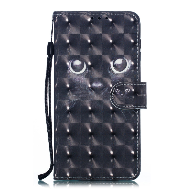 3D Pattern Colored Drawing Horizontal Flip Leather Case for Huawei Y6 Pro (2019) , with Holder & Card Slots & Wallet & Lanyard