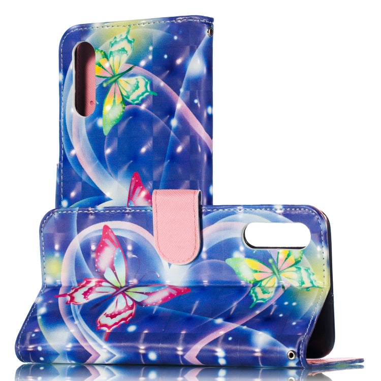 3D Pattern Colored Drawing Horizontal Flip Leather Case for Huawei Y6 Pro (2019) , with Holder & Card Slots & Wallet & Lanyard