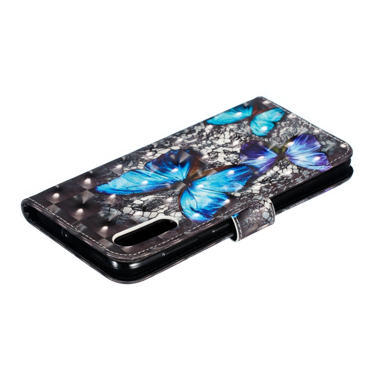 3D Pattern Colored Drawing Horizontal Flip Leather Case for Huawei Y6 Pro (2019) , with Holder & Card Slots & Wallet & Lanyard