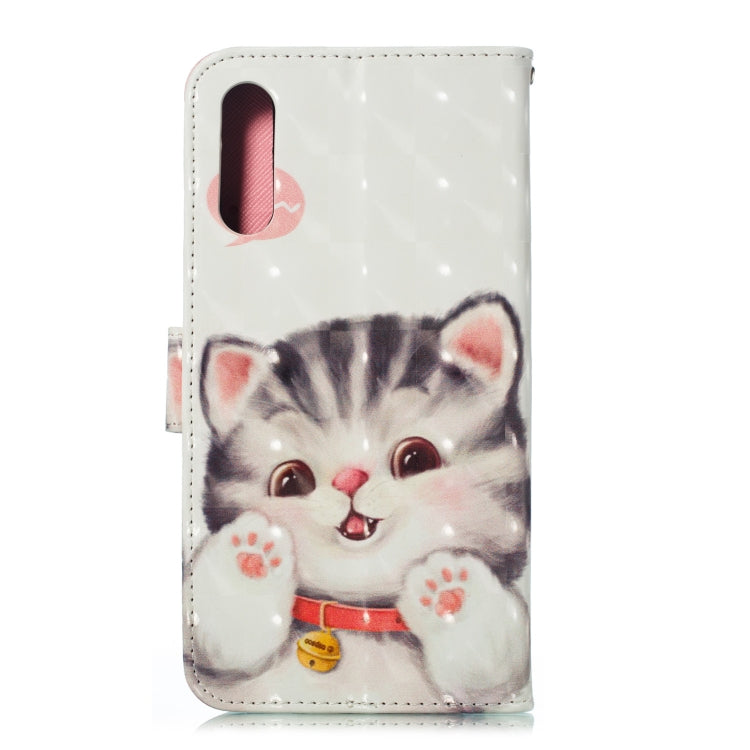 3D Pattern Colored Drawing Horizontal Flip Leather Case for Huawei Y6 Pro (2019) , with Holder & Card Slots & Wallet & Lanyard