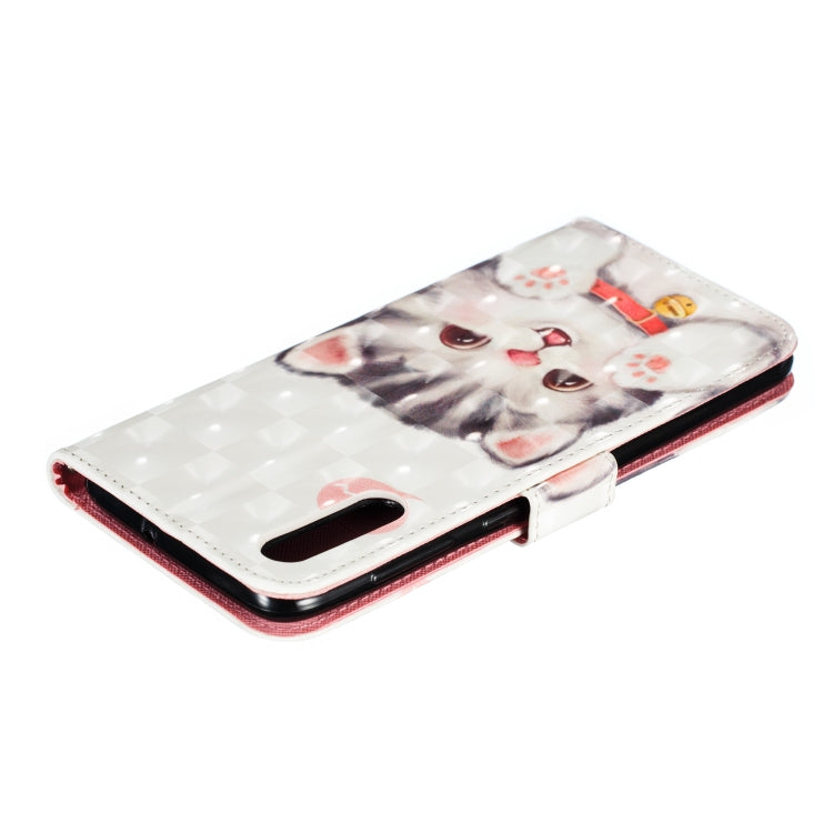 3D Pattern Colored Drawing Horizontal Flip Leather Case for Huawei Y6 Pro (2019) , with Holder & Card Slots & Wallet & Lanyard