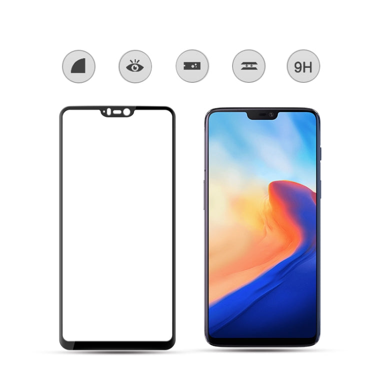 mocolo 0.33mm 9H 2.5D Full Glue Tempered Glass Film for OnePlus 6