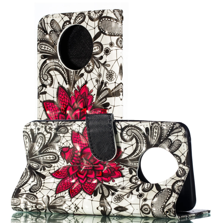 3D Pattern Colored Drawing Horizontal Flip Leather Case for Nokia 9 PureView , with Holder & Card Slots & Wallet & Lanyard