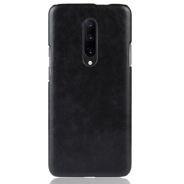 Shockproof Litchi Texture PC + PU Case for OnePlus 7 Pro