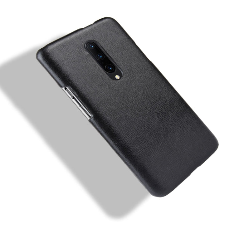 Shockproof Litchi Texture PC + PU Case for OnePlus 7 Pro