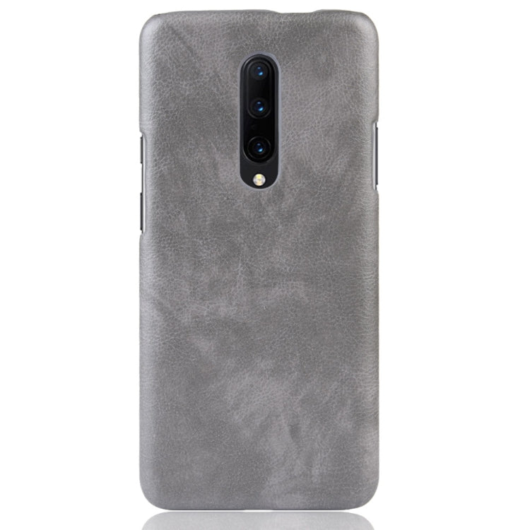 Shockproof Litchi Texture PC + PU Case for OnePlus 7 Pro
