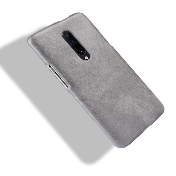 Shockproof Litchi Texture PC + PU Case for OnePlus 7 Pro