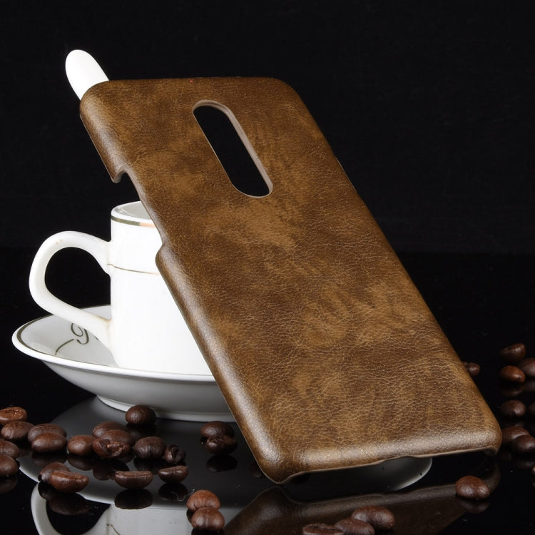 Shockproof Litchi Texture PC + PU Case for OnePlus 7 Pro