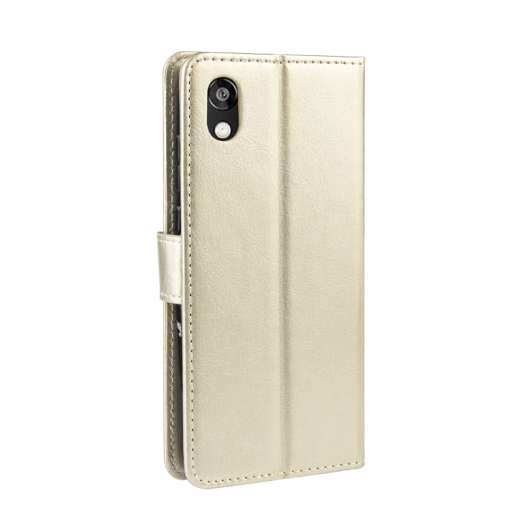 Retro Crazy Horse Texture Horizontal Flip Leather Case for Huawei Honor 8S, with Holder & Card Slots & Photo Frame