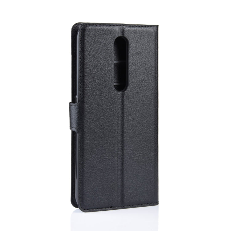 Litchi Texture Horizontal Flip Leather Case for OPPO F11 Pro, with Holder & Card Slots & Wallet & Photo Frame