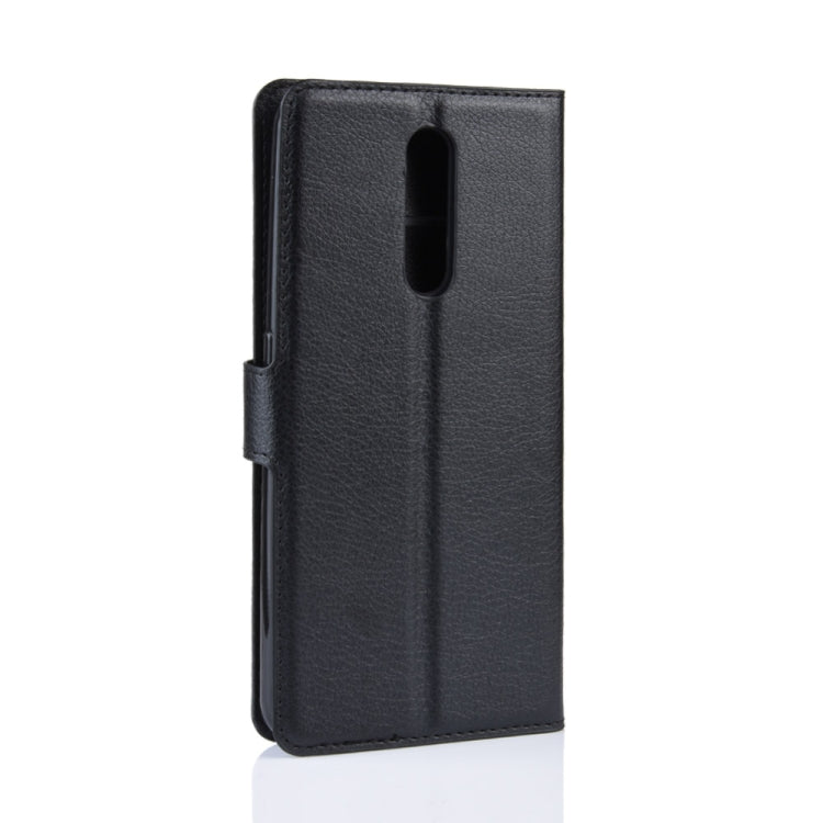 Litchi Texture Horizontal Flip Leather Case for OPPO F11, with Holder & Card Slots & Wallet