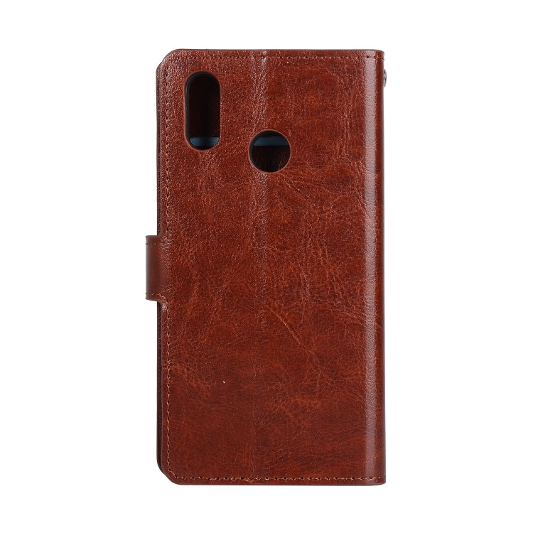 Crazy Horse Texture Horizontal Flip Leather Case with Holder & Card Slots & Wallet & Photo Frame for Huawei P20 Lite
