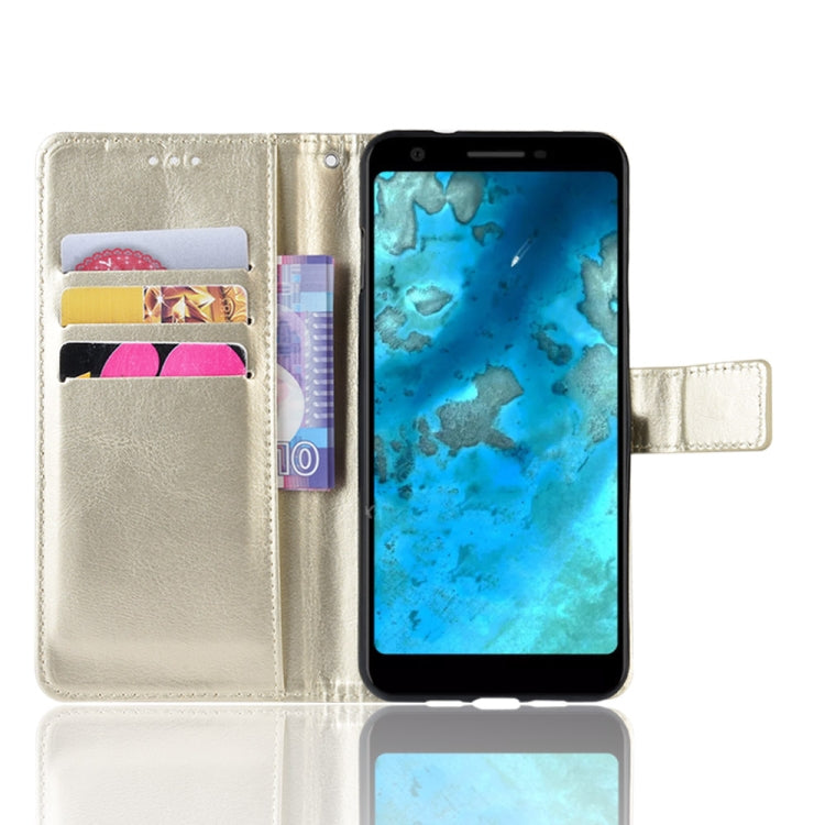 Retro Crazy Horse Texture Horizontal Flip Leather Case for Google Pixel 3a, with Holder & Card Slots & Photo Frame
