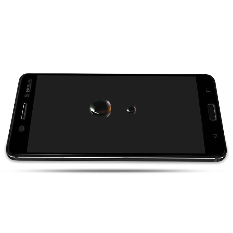 mocolo 0.33mm 9H 2.5D Silk Print Tempered Glass Film for Nokia 6