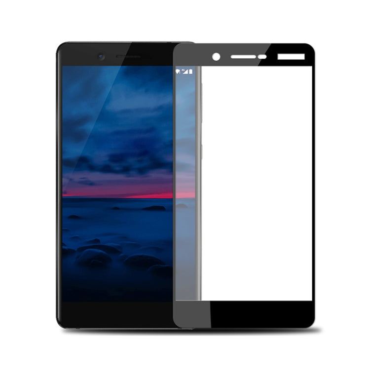 mocolo 0.33mm 9H 2.5D Silk Print Tempered Glass Film for Nokia 7