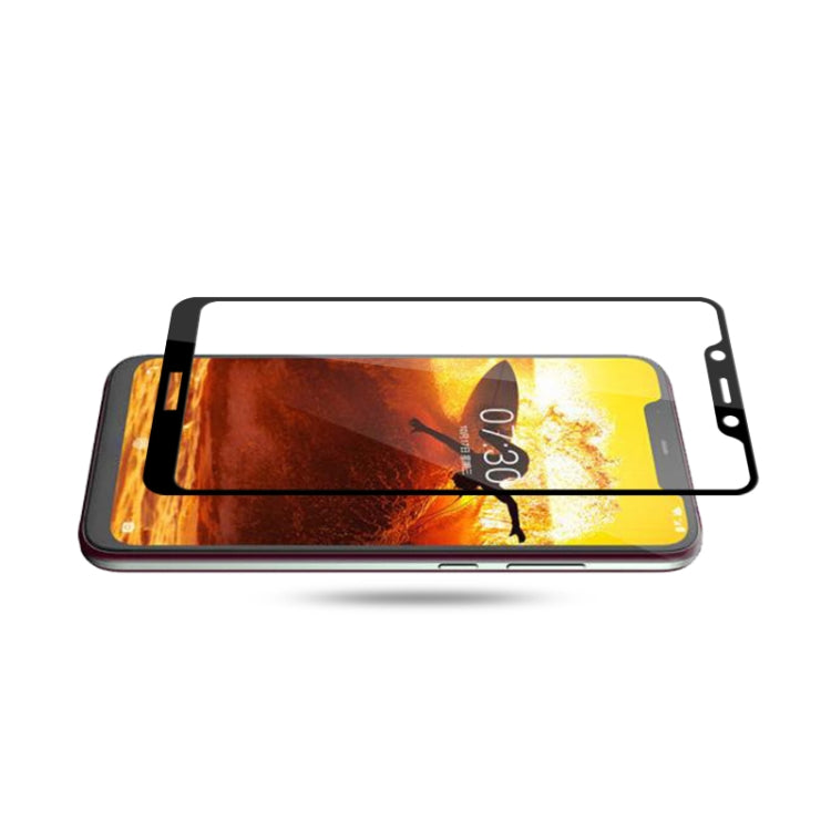 mocolo 0.33mm 9H 2.5D Silk Print Tempered Glass Film for Nokia X7