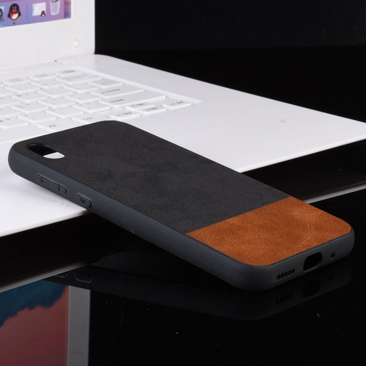 Shockproof Color Matching Denim PC + PU + TPU Protective Case for Huawei Y5 (2019) / Honor 8S