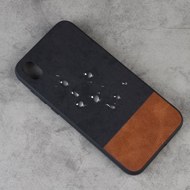 Shockproof Color Matching Denim PC + PU + TPU Protective Case for Huawei Y5 (2019) / Honor 8S